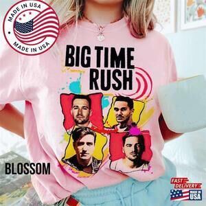 Retro Big Time Rush Colorful Shirt Cant Get Enough T-Shirt